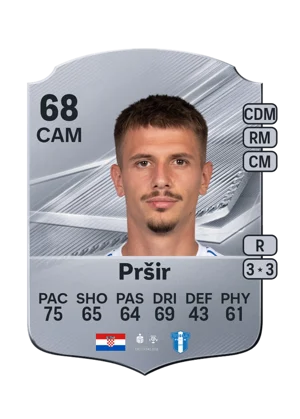 Pršir - 68 - Rare EA FC 27 card