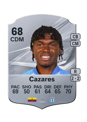 Cazares - 68 - Rare EA FC 27 card