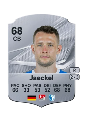 Jaeckel - 68 - Rare EA FC 27 card