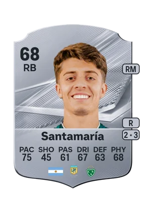 Santamaría - 68 - Rare EA FC 27 card