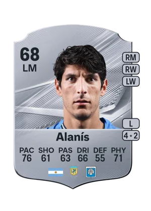 Alanís - 68 - Rare EA FC 27 card