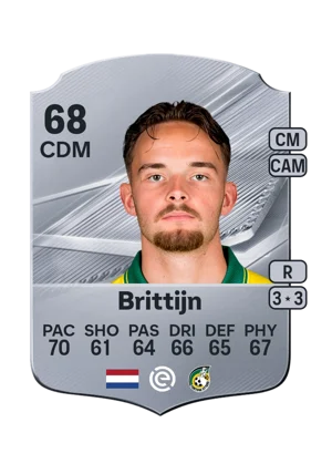 Brittijn - 68 - Rare EA FC 27 card