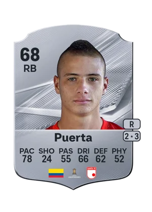 Puerta - 68 - Rare EA FC 27 card