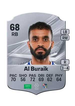 Al Buraik - 68 - Rare EA FC 27 card