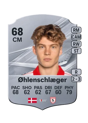 Øhlenschlæger - 68 - Rare EA FC 27 card