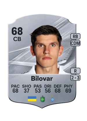 Bilovar - 68 - Rare EA FC 27 card