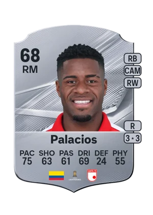 Palacios - 68 - Rare EA FC 27 card