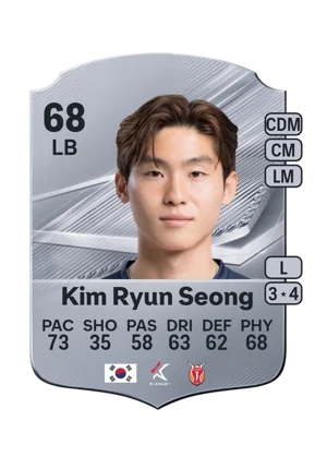 Kim Ryun Seong - 68 - Rare EA FC 27 card