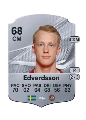 Edvardsson - 68 - Rare EA FC 27 card