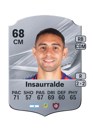 Insaurralde - 68 - Rare EA FC 27 card