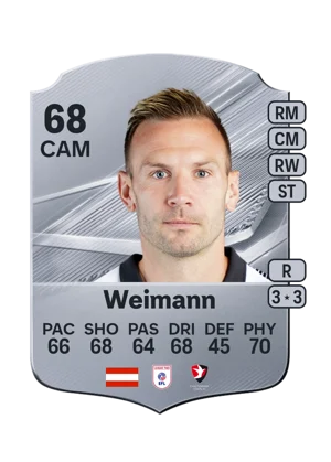 Weimann - 68 - Rare EA FC 27 card