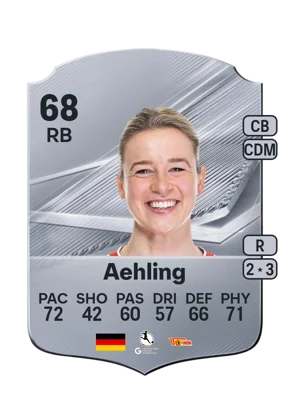 Aehling - 68 - Rare EA FC 27 card