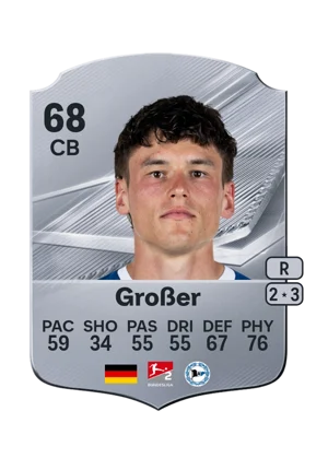 Großer - 68 - Rare EA FC 27 card