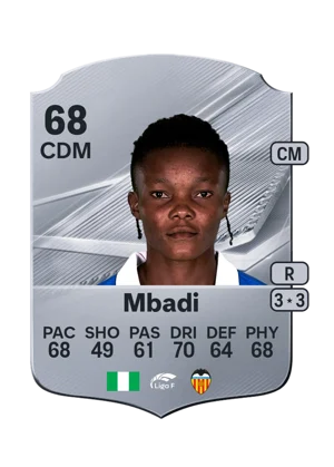 Mbadi - 68 - Rare EA FC 27 card