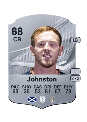 Johnston - 68 - Rare EA FC 27 card