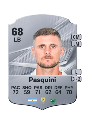 Pasquini - 68 - Rare EA FC 27 card