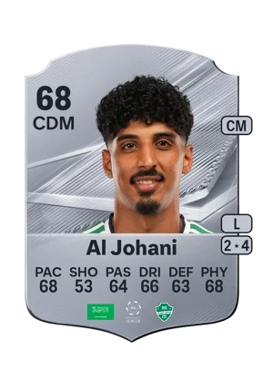 Al Johani - 68 - Rare EA FC 27 card