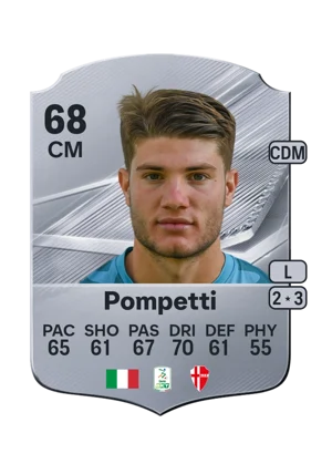 Pompetti - 68 - Rare EA FC 27 card