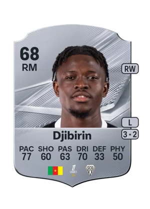 Djibirin - 68 - Rare EA FC 27 card