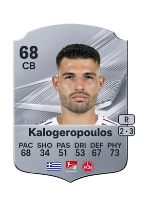 Kalogeropoulos - 68 - Rare EA FC 27 card