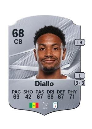 Diallo - 68 - Rare EA FC 27 card