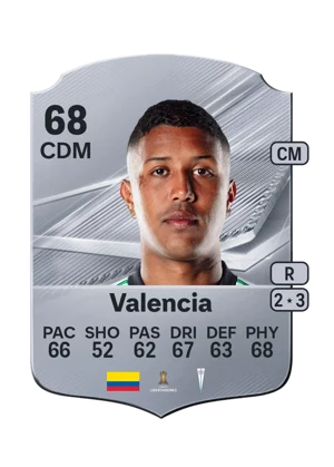 Valencia - 68 - Rare EA FC 27 card