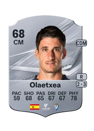 Olaetxea - 68 - Rare EA FC 27 card