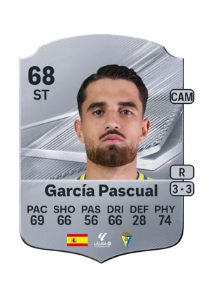 García Pascual - 68 - Rare EA FC 27 card