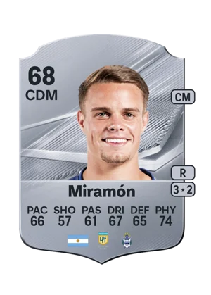 Miramón - 68 - Rare EA FC 27 card