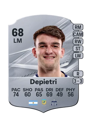 Depietri - 68 - Rare EA FC 27 card