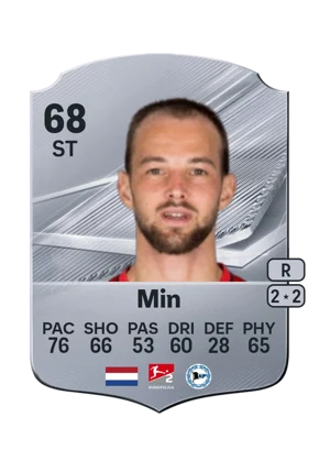 Min - 68 - Rare EA FC 27 card