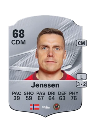 Jenssen - 68 - Rare EA FC 27 card