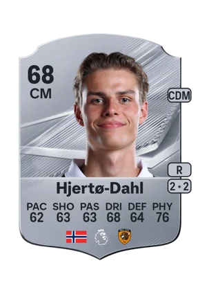 Hjertø-Dahl - 68 - Rare EA FC 27 card