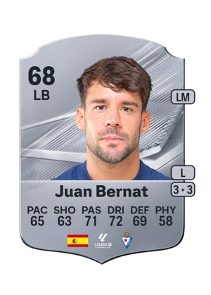 Juan Bernat - 68 - Rare EA FC 27 card