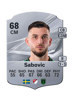 Sabovic - 68 - Rare EA FC 27 card
