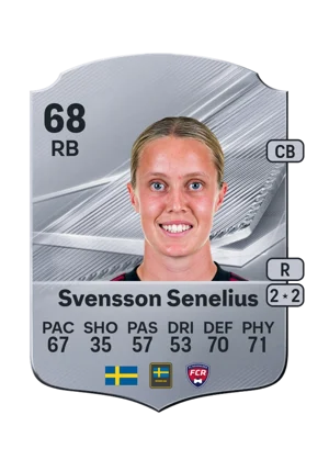 Svensson Senelius - 68 - Rare EA FC 27 card