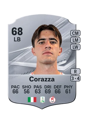 Corazza - 68 - Rare EA FC 27 card