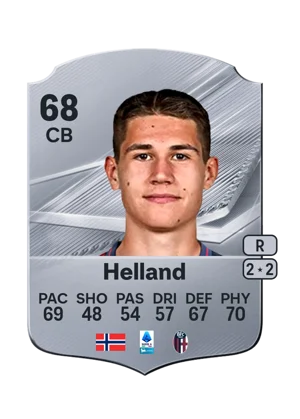Helland - 68 - Rare EA FC 27 card
