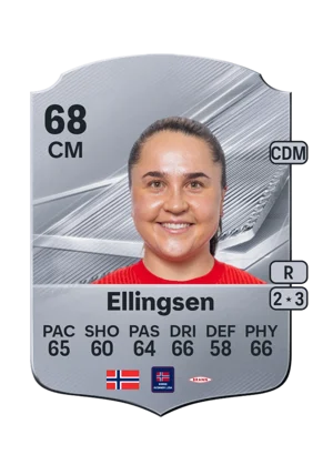 Ellingsen - 68 - Rare EA FC 27 card