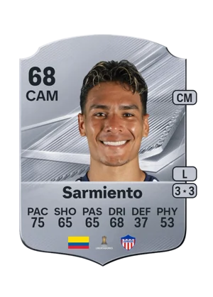 Sarmiento - 68 - Rare EA FC 27 card