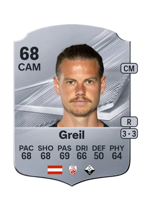 Greil - 68 - Rare EA FC 27 card