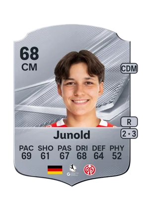 Junold - 68 - Rare EA FC 27 card