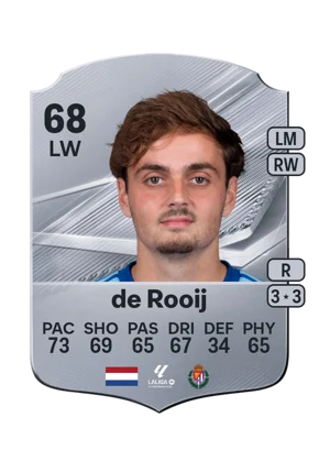 de Rooij - 68 - Rare EA FC 27 card