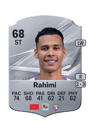 Rahimi - 68 - Rare EA FC 27 card