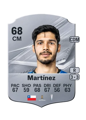 Martínez - 68 - Rare EA FC 27 card