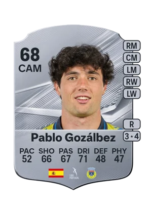 Pablo Gozálbez - 68 - Rare EA FC 27 card