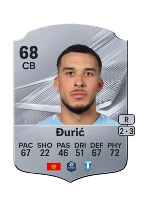 Đurić - 68 - Rare EA FC 27 card