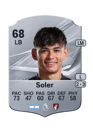 Soler - 68 - Rare EA FC 27 card