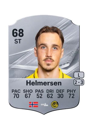 Helmersen - 68 - Rare EA FC 27 card