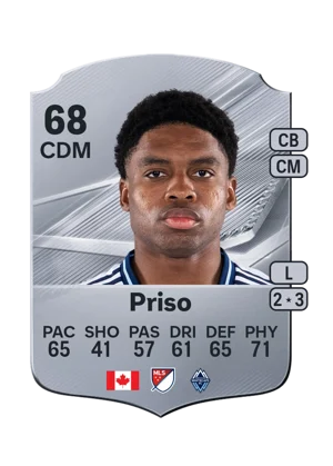 Priso - 68 - Rare EA FC 27 card